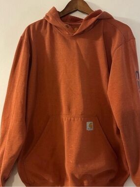 Men’s Carhartt Orange Hooded Sweater